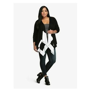 Torrid Colorblock Open Front Cardigan 2X